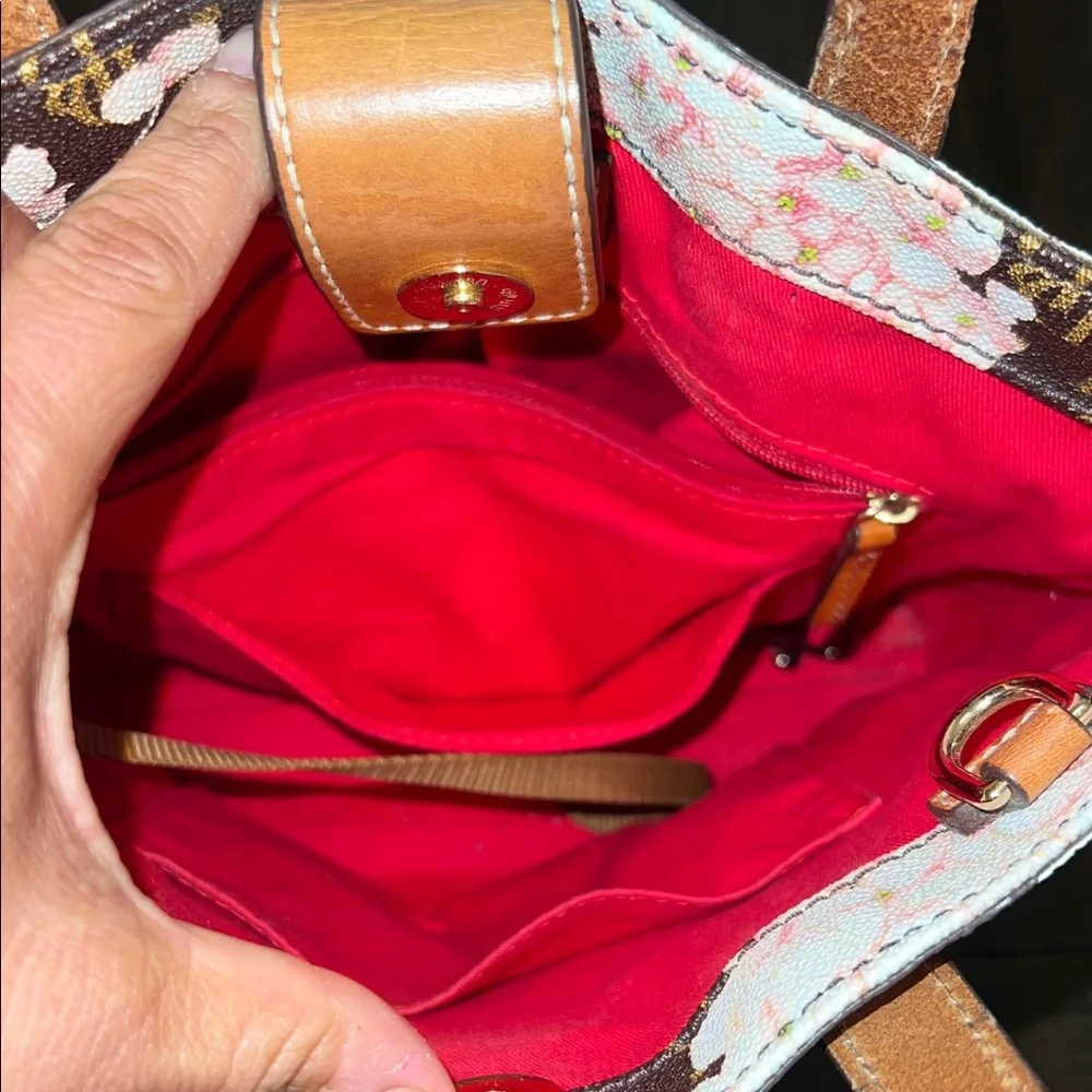 Dooney & Bourke Floral Tote - Brown and Green - Picture 6 of 9